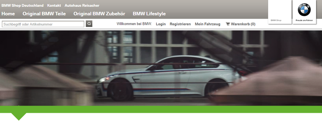 FirstClass Experience: BMW Onlineshop für Ersatzteile und Zubehör